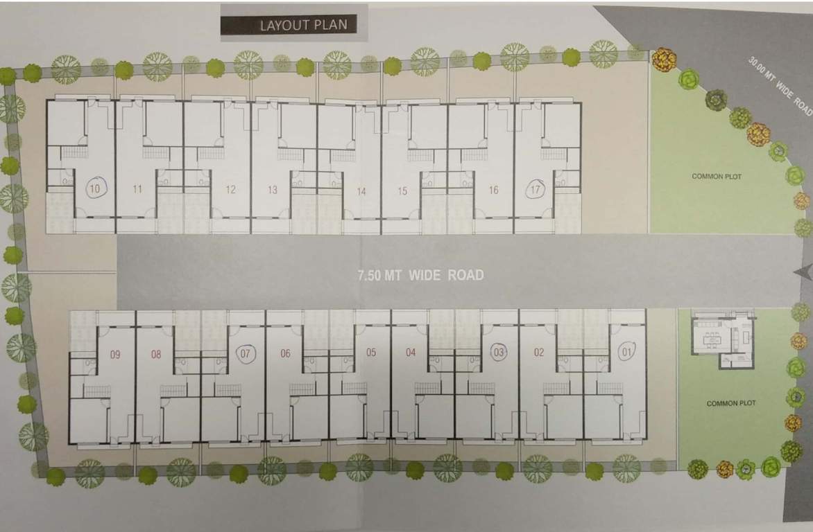 Images for Layout Plan of Shanti Shikshapatri Bunglows