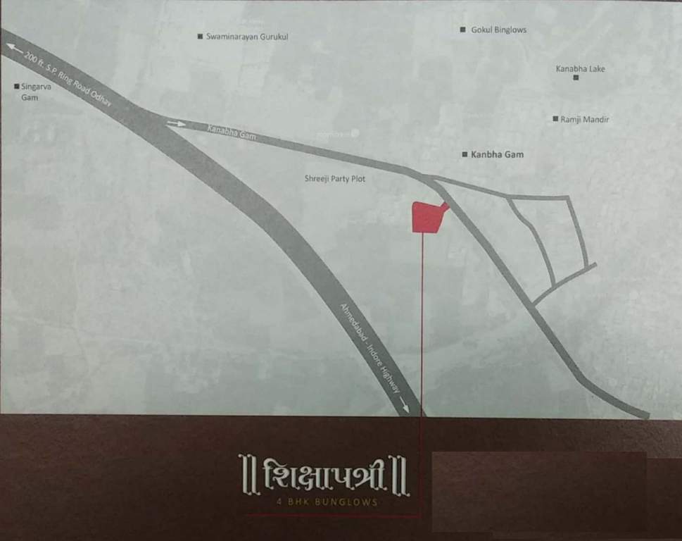 Images for Location Plan of Shanti Shikshapatri Bunglows