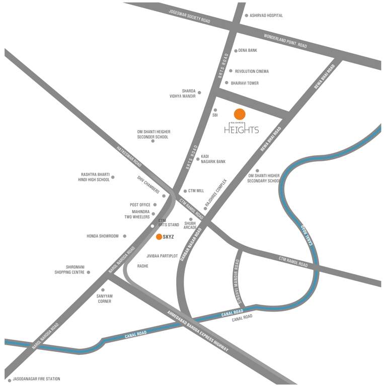  heights Images for Location Plan of Rajshree Heights