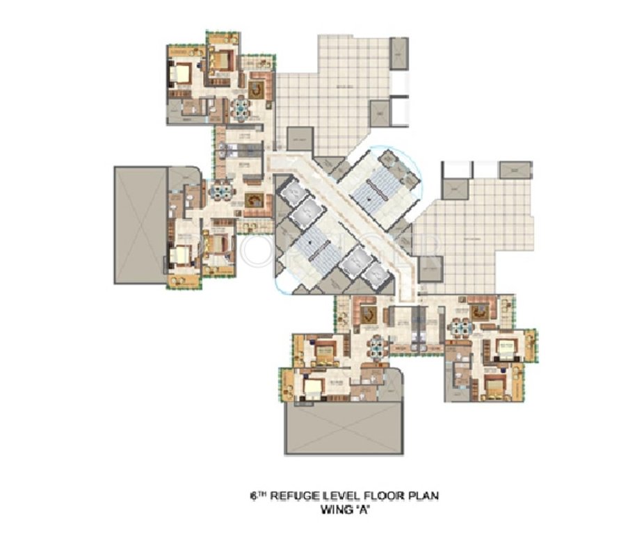 Images for Cluster Plan of Ajmera Iconic