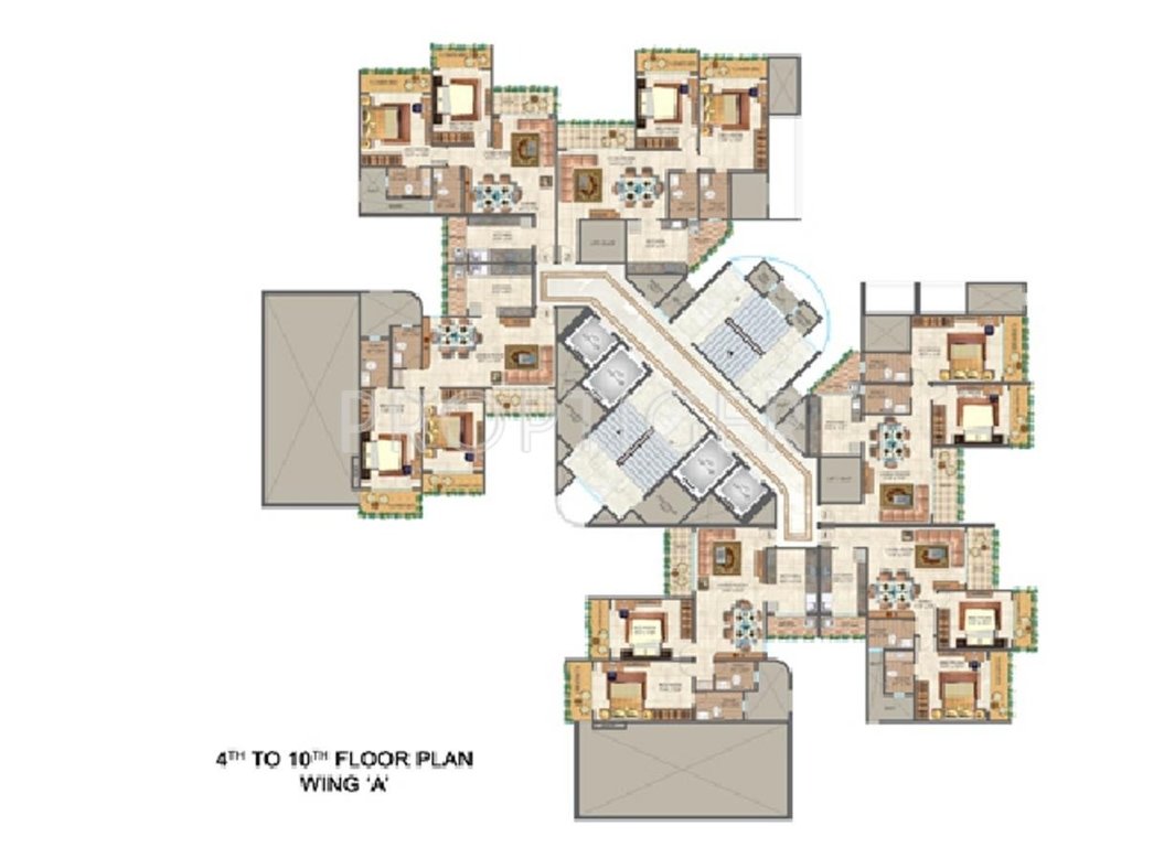 Images for Cluster Plan of Ajmera Iconic