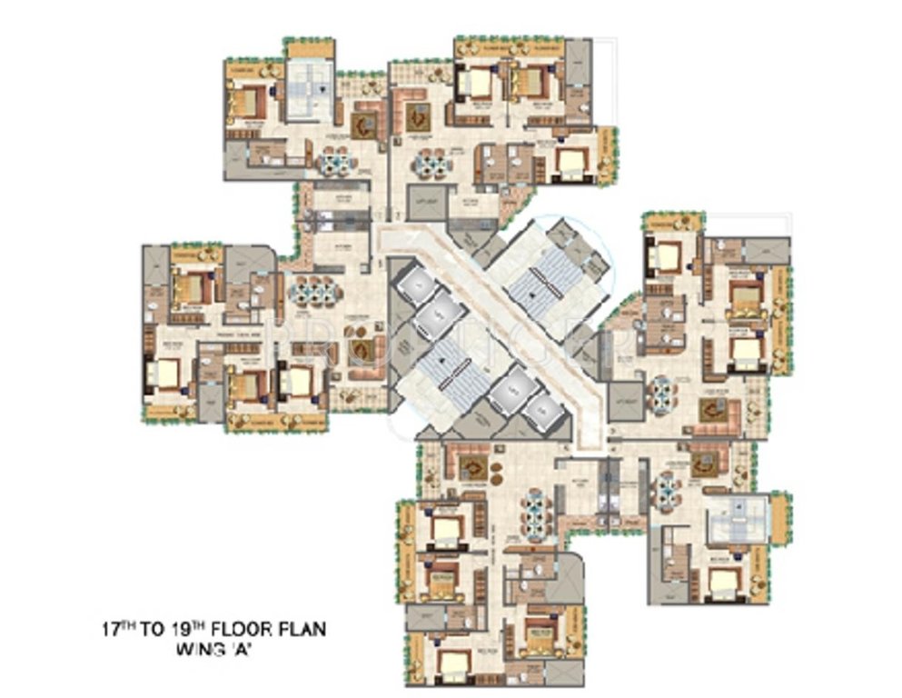 Images for Cluster Plan of Ajmera Iconic