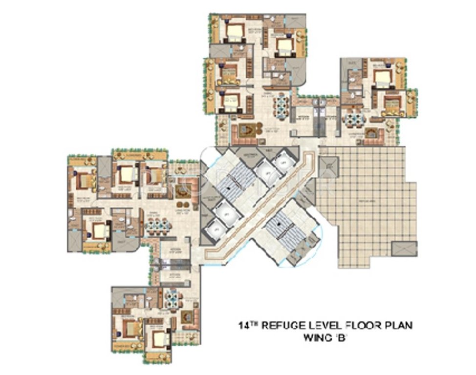 Images for Cluster Plan of Ajmera Iconic