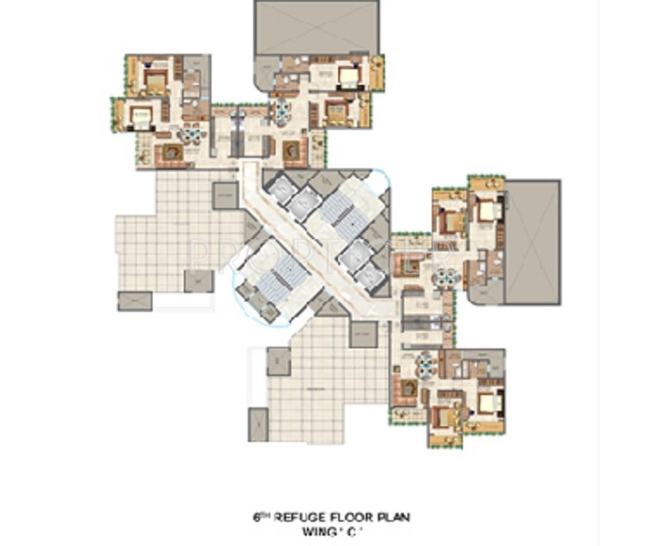 Images for Cluster Plan of Ajmera Iconic