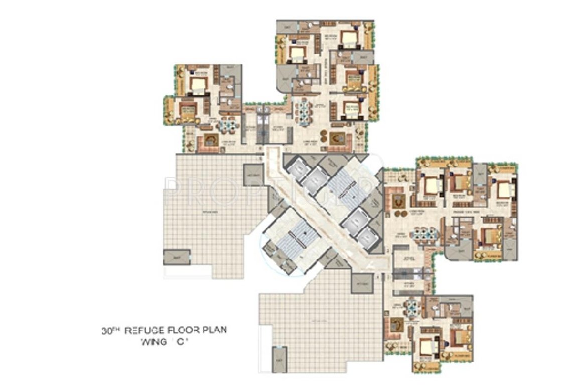 Images for Cluster Plan of Ajmera Iconic