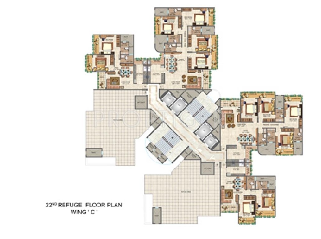 Images for Cluster Plan of Ajmera Iconic