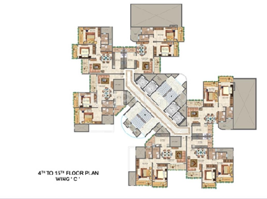 Images for Cluster Plan of Ajmera Iconic