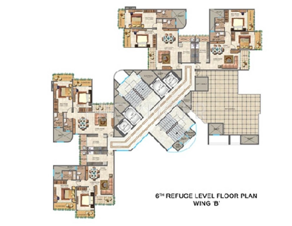 Images for Cluster Plan of Ajmera Iconic