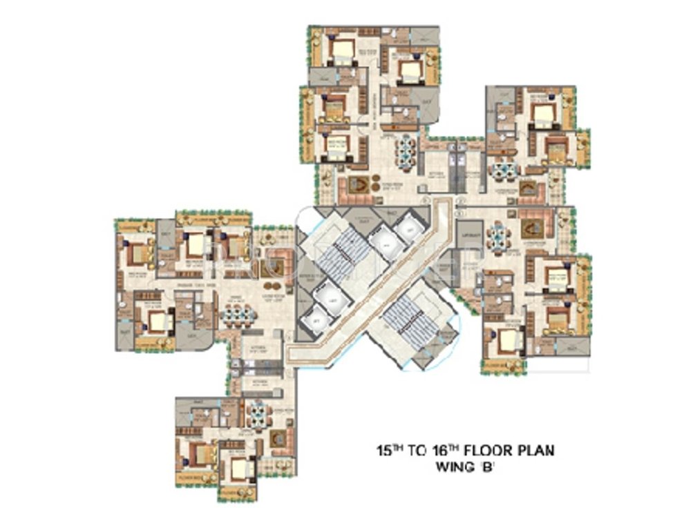 Images for Cluster Plan of Ajmera Iconic