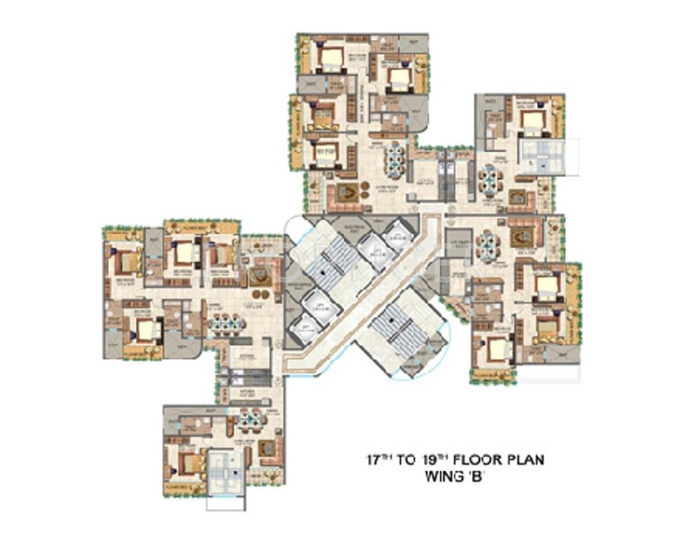 Images for Cluster Plan of Ajmera Iconic