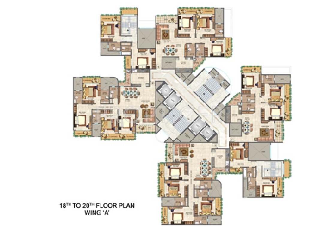Images for Cluster Plan of Ajmera Iconic