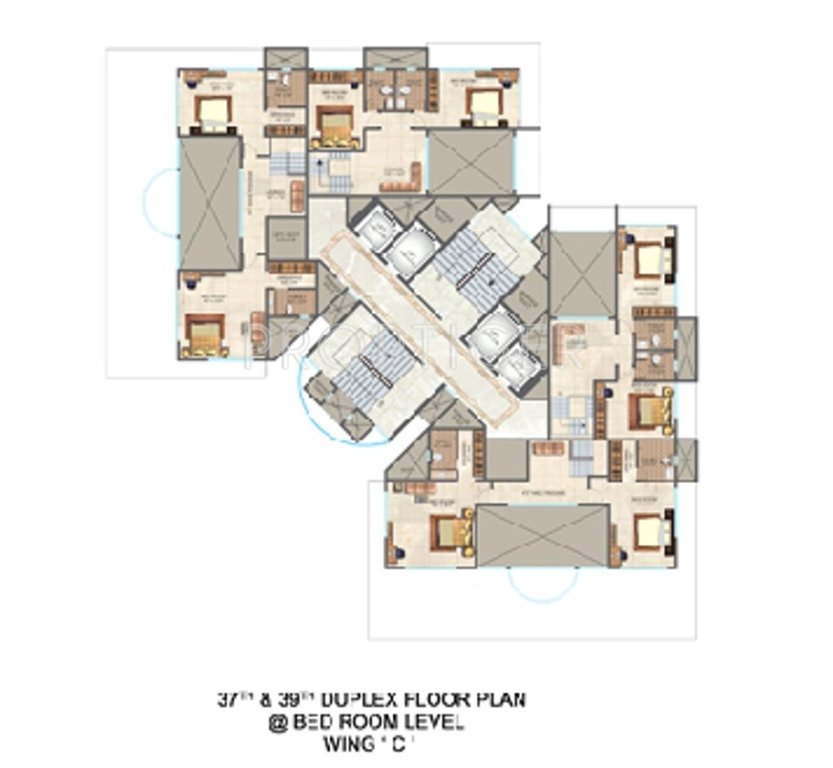 Images for Cluster Plan of Ajmera Iconic