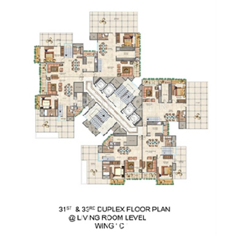 Images for Cluster Plan of Ajmera Iconic