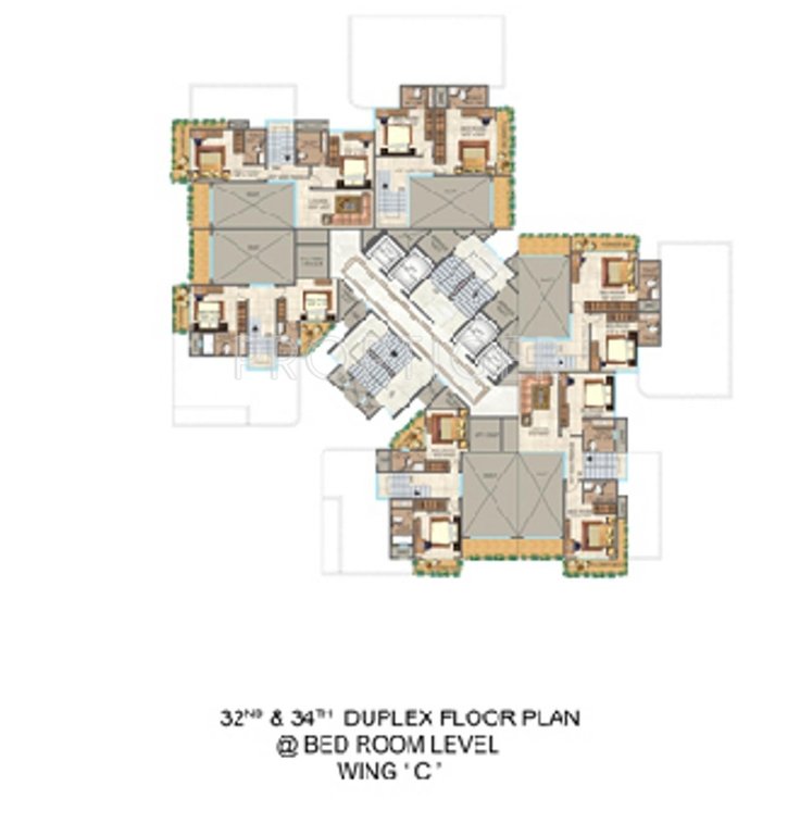 Images for Cluster Plan of Ajmera Iconic