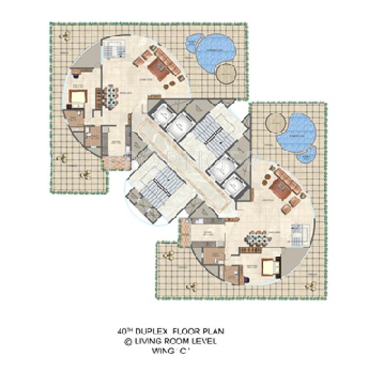 Images for Cluster Plan of Ajmera Iconic