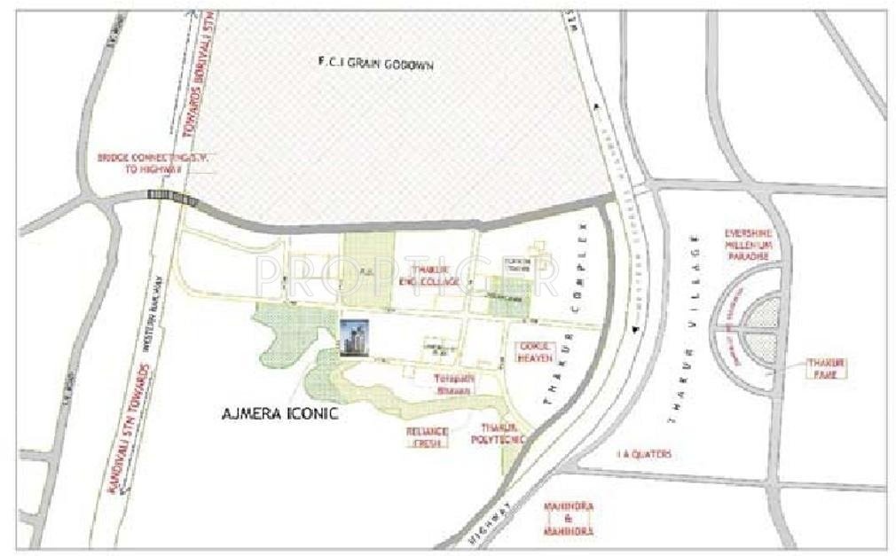 Images for Location Plan of Ajmera Iconic