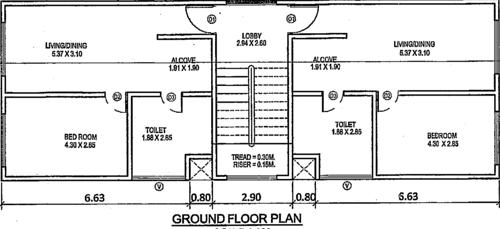Images for Cluster Plan of Rajendra Misty Hills Apartment Phase 1
