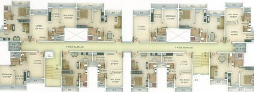  greenwoods-wing-c Images for Cluster Plan of Vraj Greenwoods Wing C