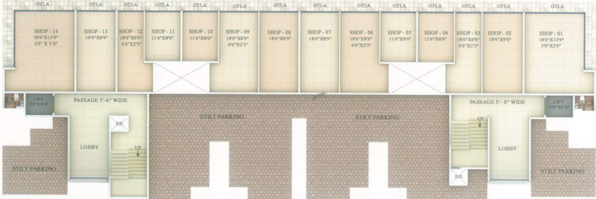  greenwoods wing c Images for Cluster Plan of Vraj Greenwoods Wing C