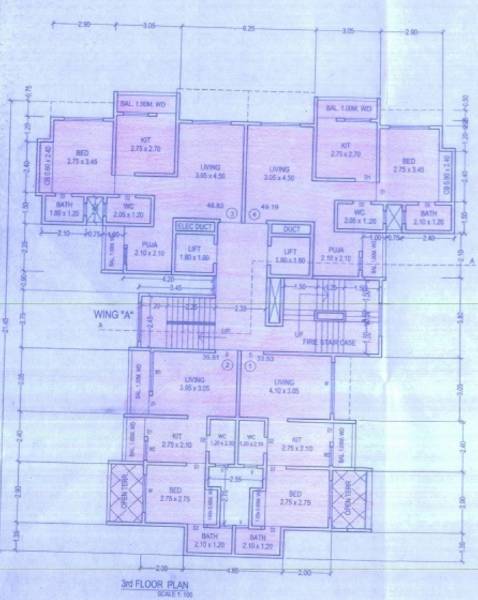  sky-avenue Sky Avenue Wing A Cluster Plan