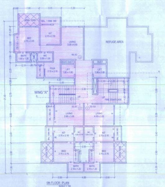  sky-avenue Sky Avenue Wing A Cluster Plan