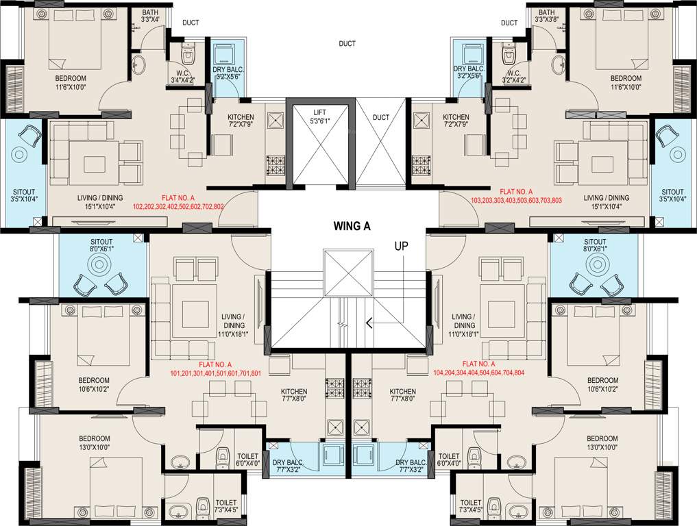 Images for Cluster Plan of Kiran Shubharambh