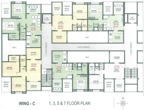 Images for Cluster Plan of Shyama Wisteria C Building Phase II