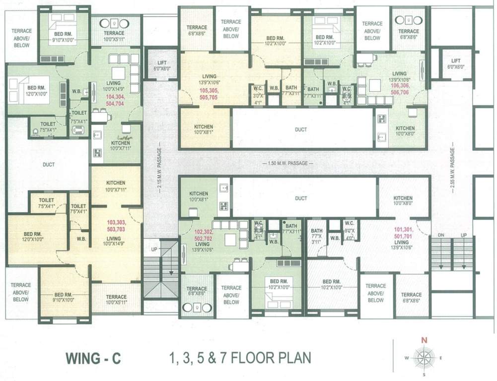 Images for Cluster Plan of Shyama Wisteria C Building Phase II