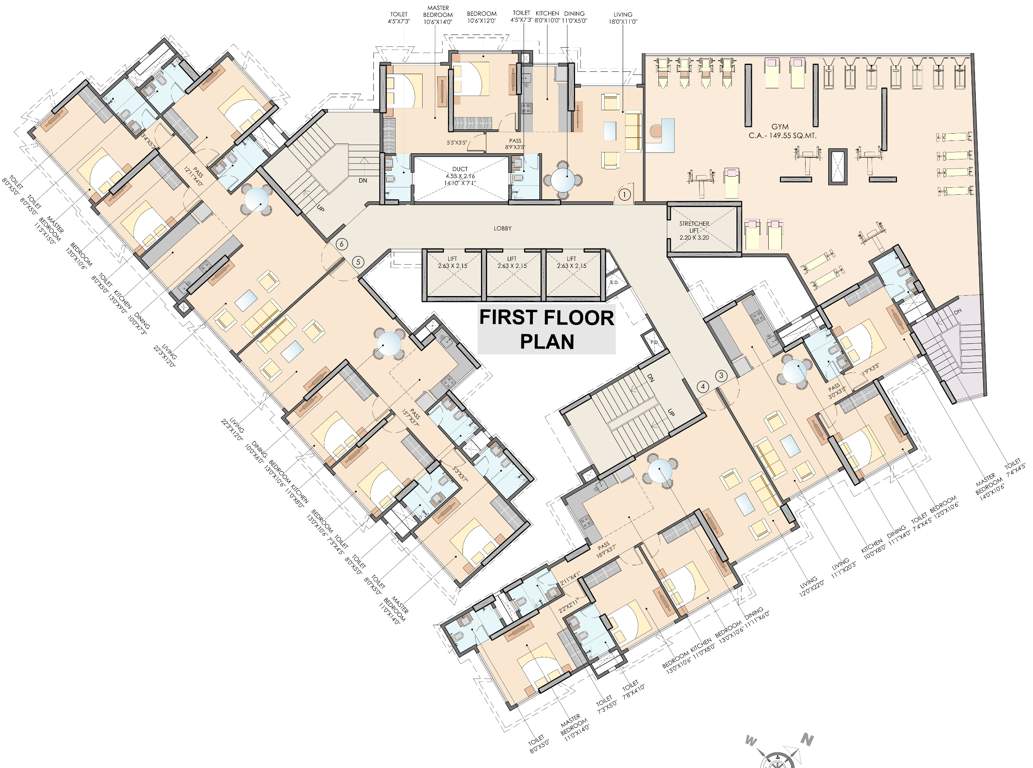 Images for Cluster Plan of Concrete Sai Samast