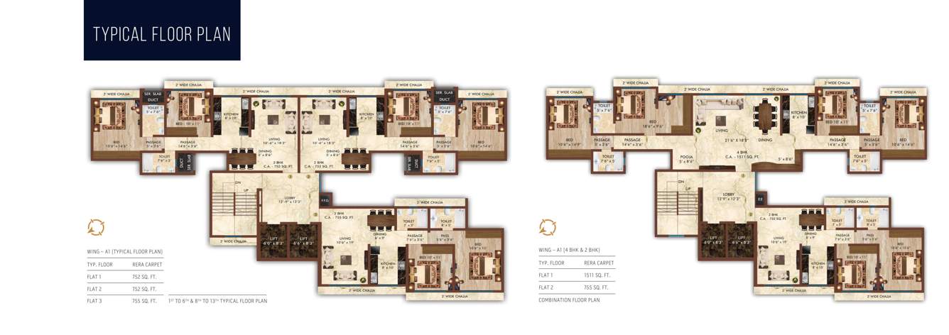  shree saraswati chsl plot 8b Shree Saraswati CHSL Bldg B6 And A1 Cluster Plan