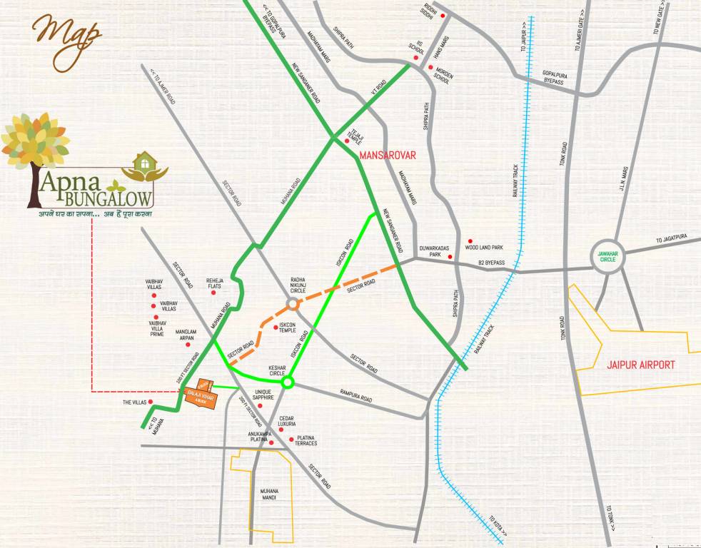 Images for Location Plan of Abhinandan Apna Bungalow