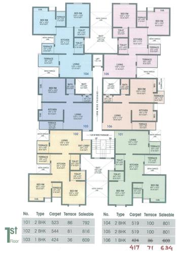 Images for Cluster Plan of Samartha Rutugandh Residency