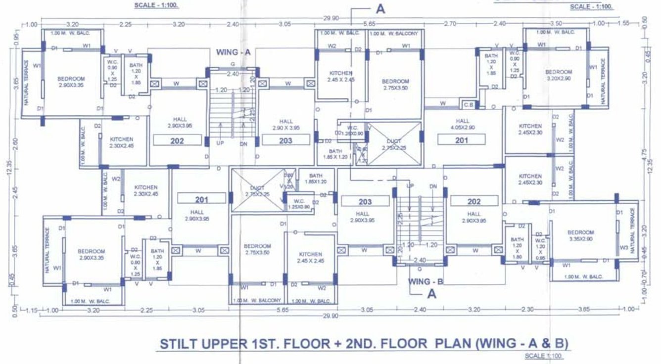  residency Omkar Residency Cluster Plan