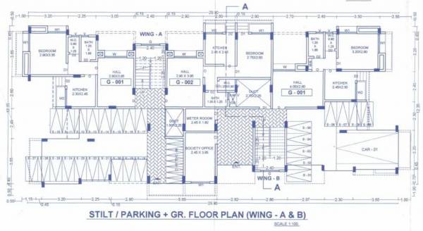  residency Omkar Residency Cluster Plan