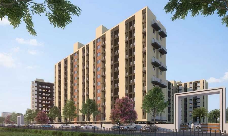  happycity talegaon Elevation