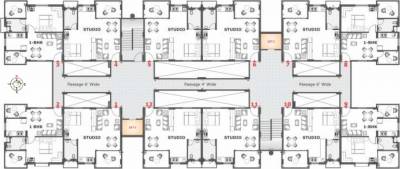 Images for Cluster Plan of Fire Unity Studio Apartments