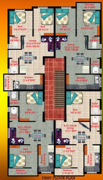 Images for Cluster Plan of Bharathi Sai Park