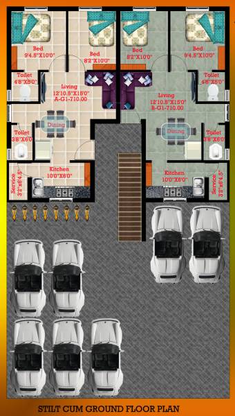Images for Cluster Plan of Bharathi Sai Park