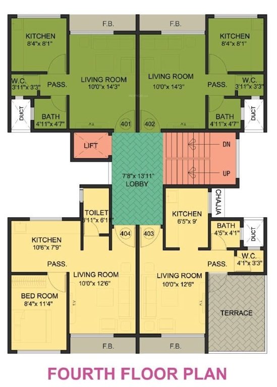  golden astha Fourth Floor Plan Golden Astha Cluster Plan