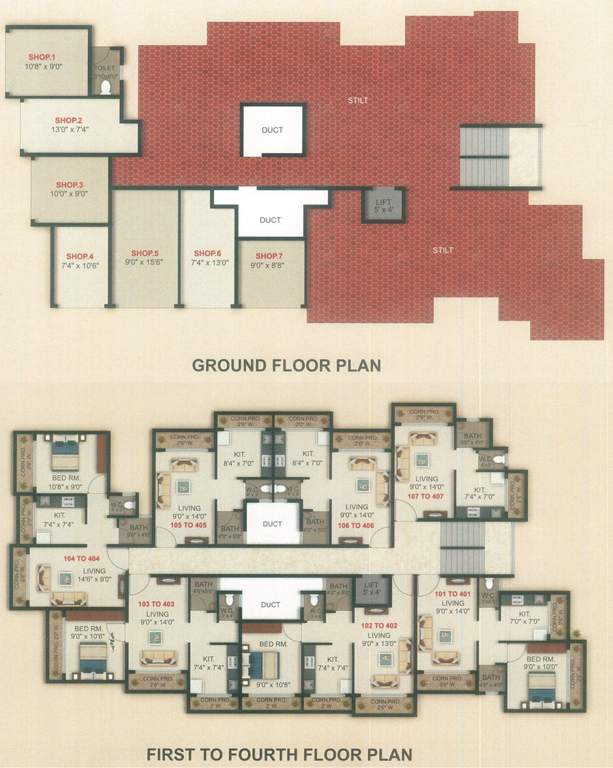 Images for Cluster Plan of Pawar Shree Ganesh Paradise