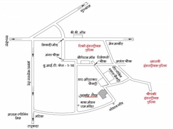 Images for Location Plan of One Anand Lok Images for Location Plan of One Anand Lok