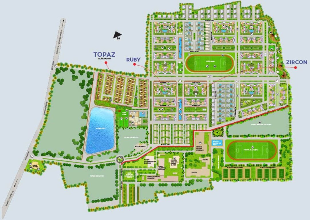 Images for Master Plan of Gems City Villa