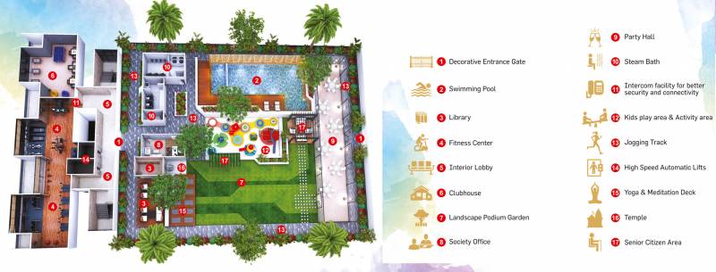 Images for Site Plan of Gurukrupa Aramus Galassia