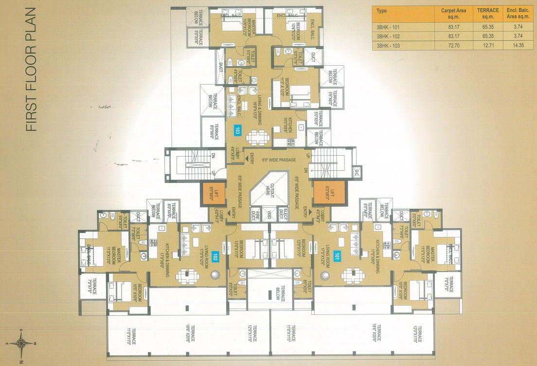 Images for Cluster Plan of J N Adi Amma Bliss C Wing