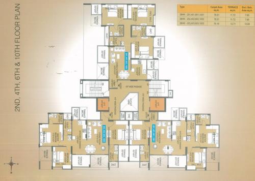 Images for Cluster Plan of J N Adi Amma Bliss C Wing