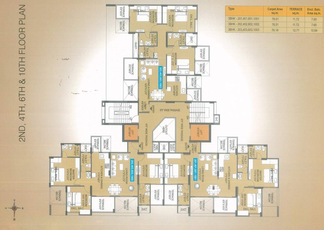 Images for Cluster Plan of J N Adi Amma Bliss C Wing
