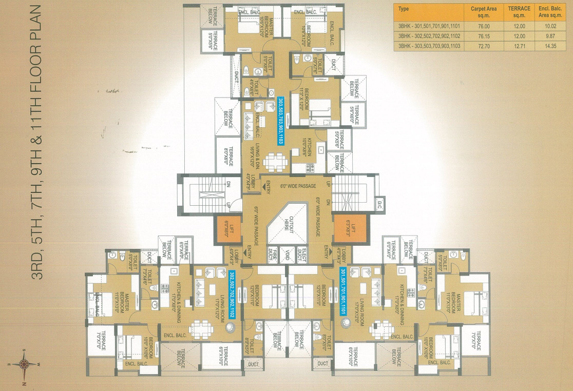 Images for Cluster Plan of J N Adi Amma Bliss C Wing