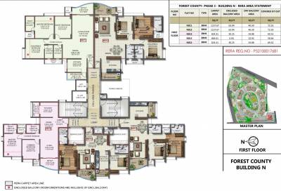 Images for Cluster Plan of Vascon Forest County Ph 3