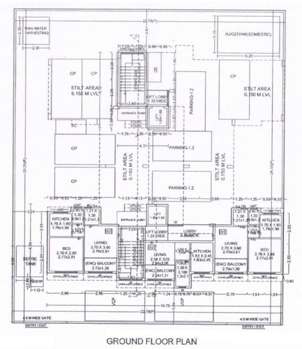  v-swasthik V Swasthik Cluster Plan For Ground Floor