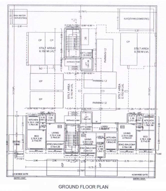  v swasthik V Swasthik Cluster Plan For Ground Floor